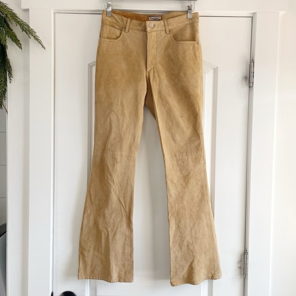 Vintage 90’s Evolution Not Revolution Leather Suede Pant (Read Description!!) - Picture 1 of 6